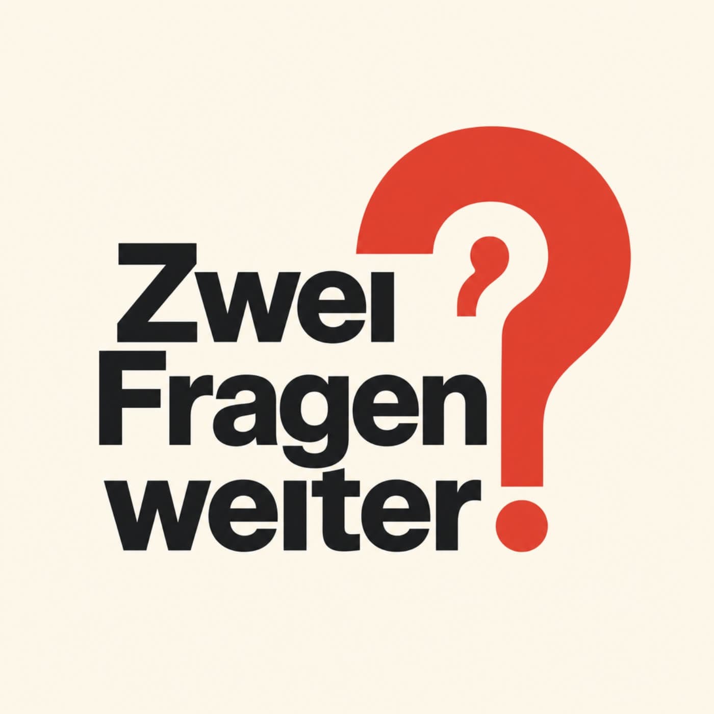 Titelbild: Zwei Fragen weiter